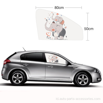 Clear Cute Cute Magnetic Nylon Mesh Mobil Sunshade